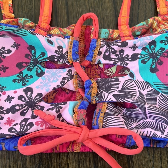 EUC Majji Reversible Bohemian Bikini Set Sz S - Picture 4 of 13